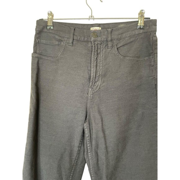 Faherty Women’s Stretch Terry 5 Pocket Straight Pant 29 Washed Black - Picture 6 of 16